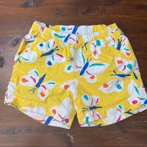 Hanna Andersson Girls Butterfly Shorts EUC 110/5